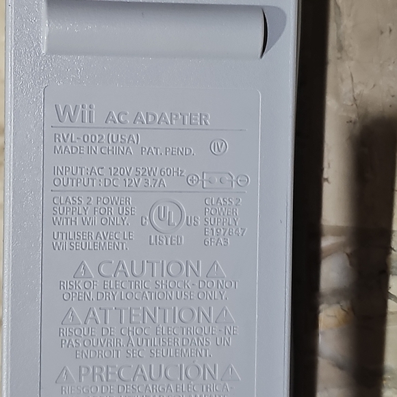 Nintendo Gray Power‎ Adapter Cable - Picture 4 of 4